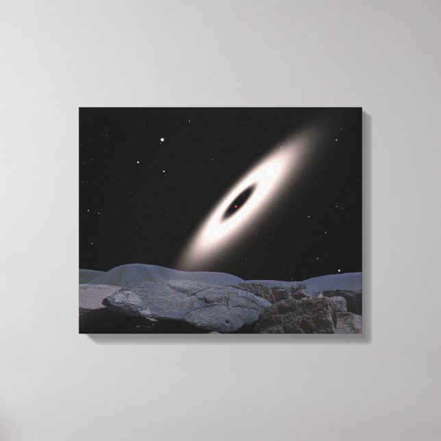 A protoplanetary disc canvas print (Front)