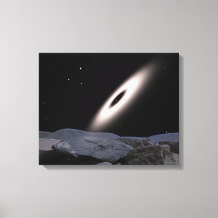 A protoplanetary disc canvas print