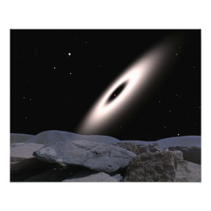 A protoplanetary disc photo print
