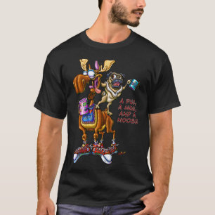 A Pug, A Mug, And A Moose Classic 642 T-Shirt