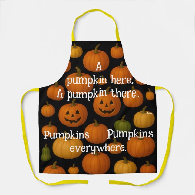 A pumpkin here apron (Front)
