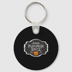 A Pumpkin Spice Matching Halloween Funny Group Key Ring