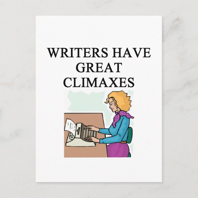 a pun for writers postcard (Front)