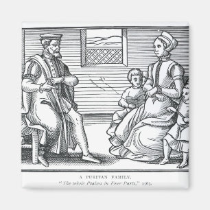 A Puritan Family Magnet