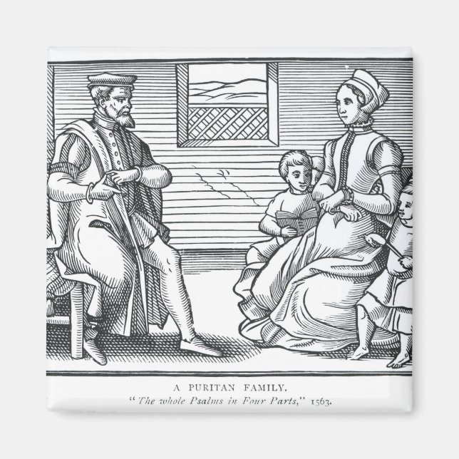 A Puritan Family Magnet (Front)