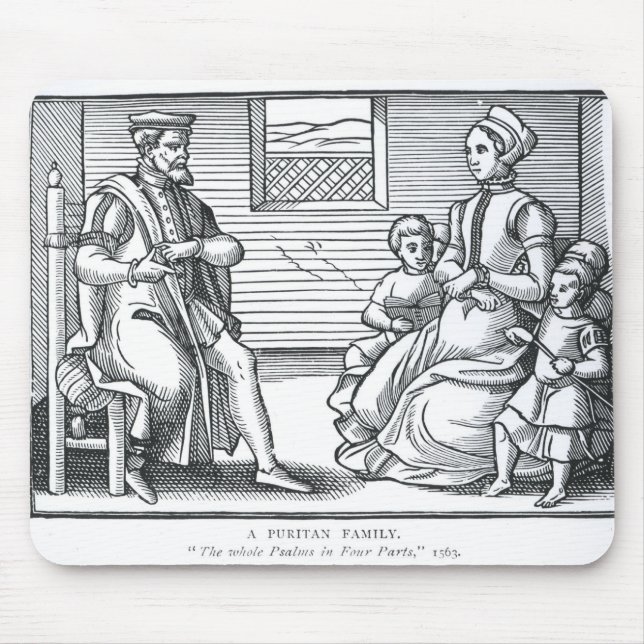 A Puritan Family Mouse Pad (Front)