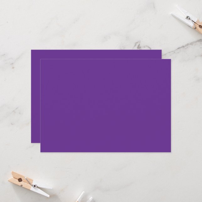 a purple background with a invitation (Front/Back In Situ)