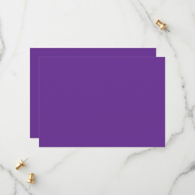 a purple background with a save the date (Front/Back In Situ)