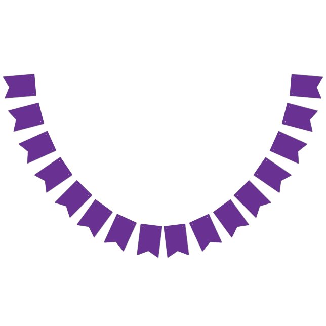 a purple background with a white border bunting  (All)