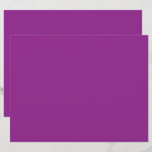a purple background with a white border custom letterhead