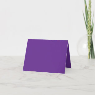 a purple background with a white border thank you card