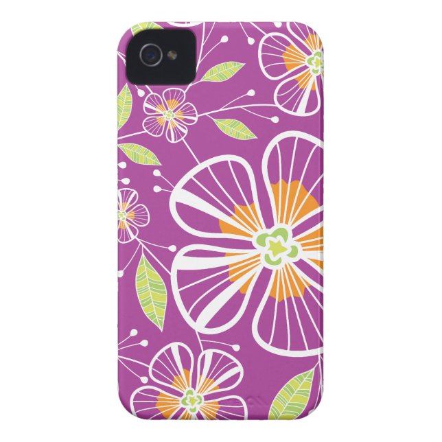 A Purple Bouquet Case-Mate iPhone Case (Back)