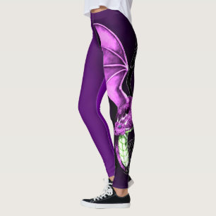 A Purple Dragon Leggings