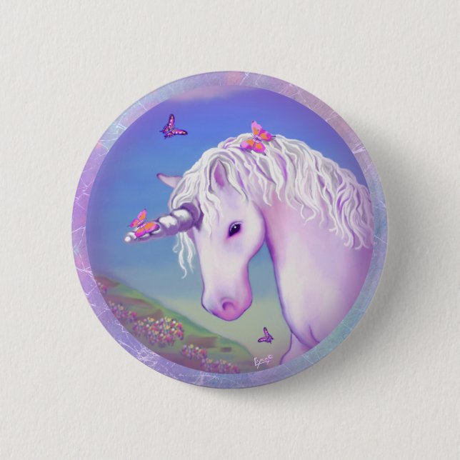 A Purple Paradise 6 Cm Round Badge (Front)