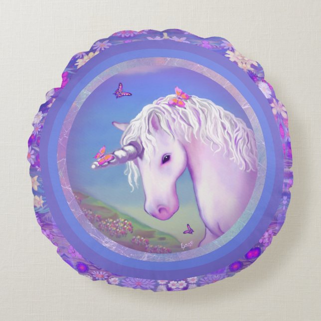 A Purple Paradise Accent Pillow (Front)