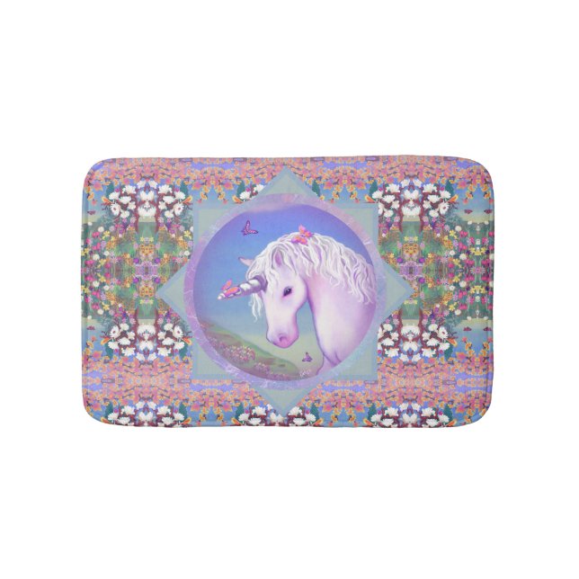 A purple paradise Bath Mat (Front)