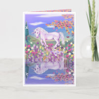A Purple Paradise blank card