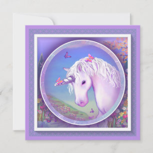 A Purple Paradise blank card