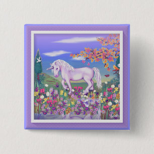 A Purple Paradise Button