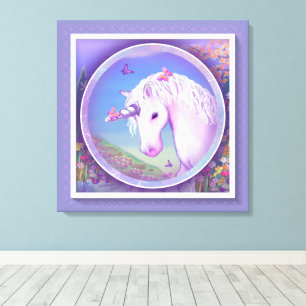 A purple paradise canvas print