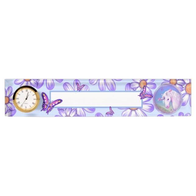 a purple paradise nameplate (Front)