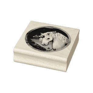 a purple paradise rubber stamp