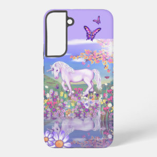 A purple Paradise Samsung Galaxy Case