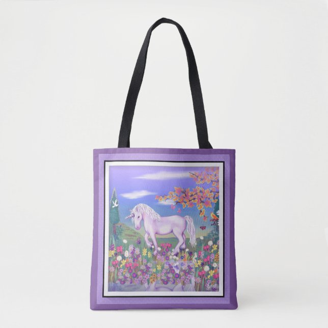 A Purple Paradise Tote Bag (Front)
