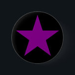 A Purple Star Of Anarcha-Feminism 6 Cm Round Badge<br><div class="desc">An iconic symbol of anarcha-feminism.</div>