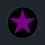 A Purple Star Of Anarcha-Feminism 6 Cm Round Badge<br><div class="desc">An iconic symbol of anarcha-feminism.</div>