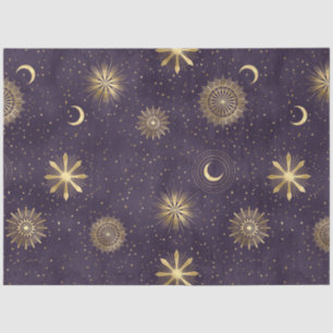A Purple Starry Night Series Design 14 Tissue Paper