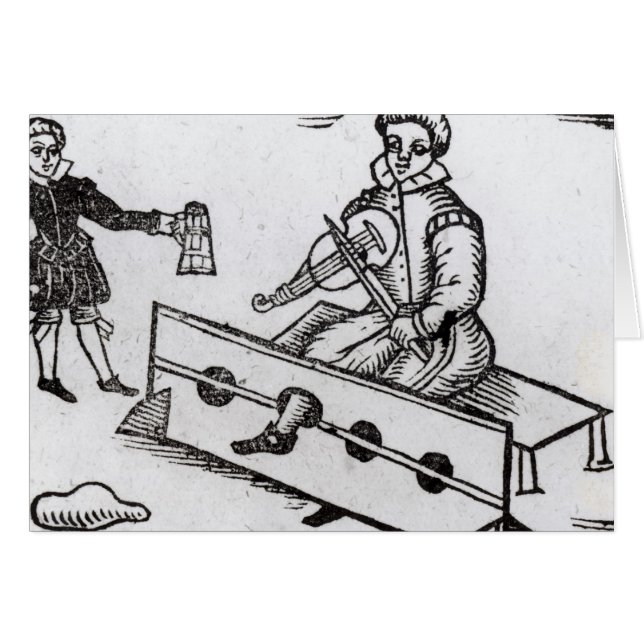 A Purse Snatcher in the Stocks (Front Horizontal)