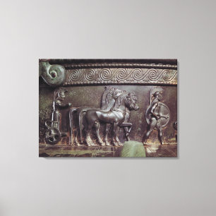 A Quadriga and a Hoplite Canvas Print