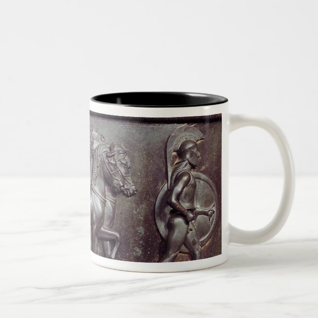 A Quadriga and a Hoplite Two-Tone Coffee Mug (Right)