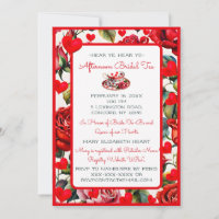 A Queen of Hearts Tea Party for a Bride-to-be