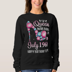 A Queen Was Born In July 1968 Happy Birthday To Me Sweatshirt