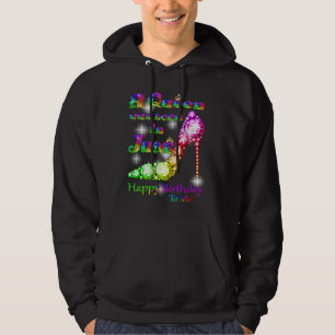 A Queen Was Born In June Happy Birthday To Me Hoodie