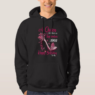 A Queen Was Born In September 2003 Happy 19th Birt Hoodie