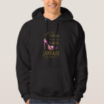 A queen was born on January 46th Birthday Funny bi Hoodie<br><div class="desc">A queen was born on January 46th Birthday Funny birthday</div>