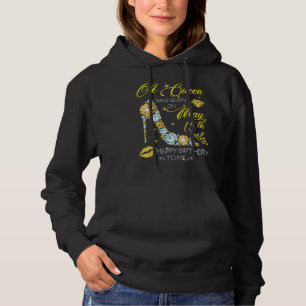 A Queen Was Born On May 15th Happy Birthday Hoodie
