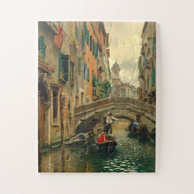 A Quiet Canal, Venice  Jigsaw Puzzle (Vertical)