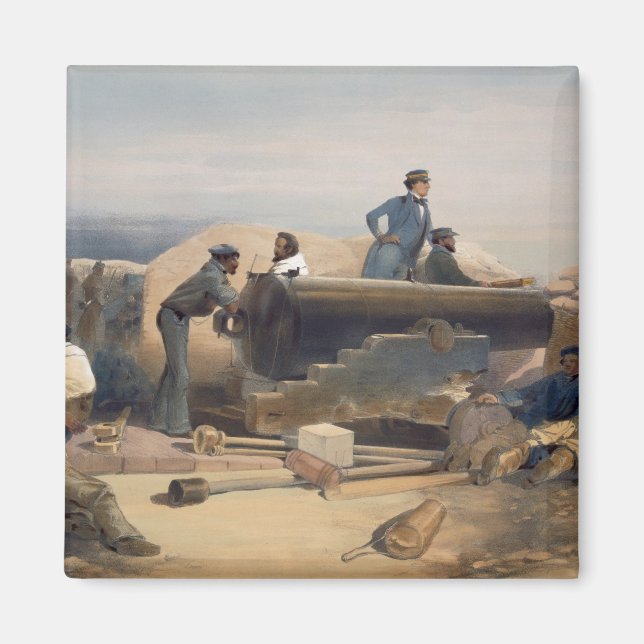 A Quiet Day in the Diamond Battery, plate from 'Th Magnet (Front)