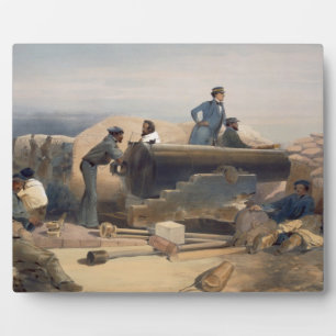 A Quiet Day in the Diamond Battery, plate from 'Th Plaque