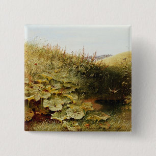 A Quiet Dell 15 Cm Square Badge