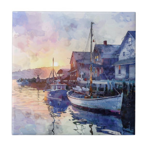 A Quiet Harbour Tile