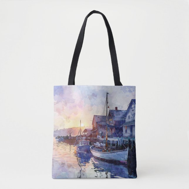 A Quiet Harbour Tote Bag (Front)