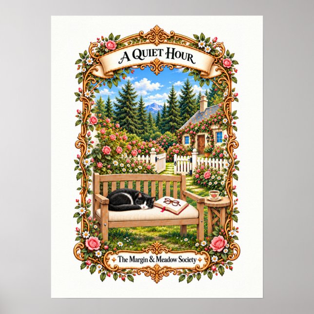 A Quiet Hour Poster (Front)
