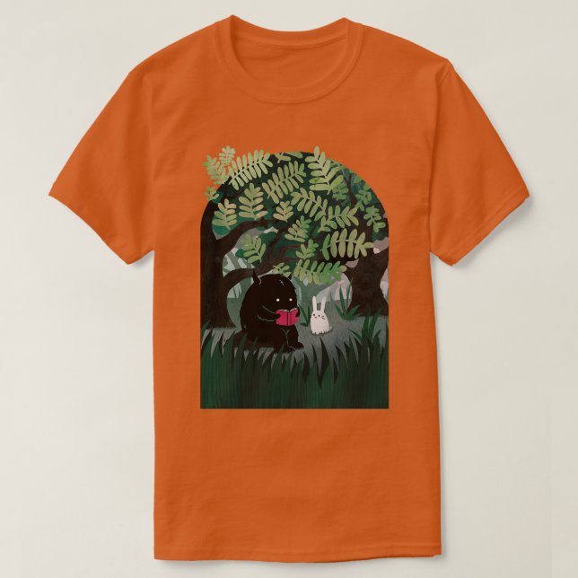 A Quiet in Green T-Shirt (Design Front)