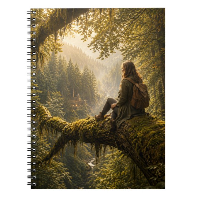 A Quiet Moment Above the Forest Notebook (Front)