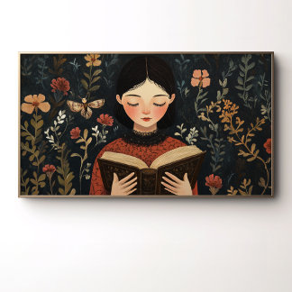 A Quiet Moment With A Book  Poster